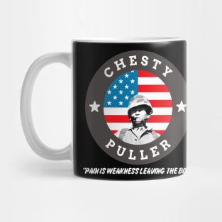 Chesty Puller Pain is Weakness Mug